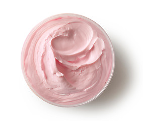 Image showing pink cosmetic cream