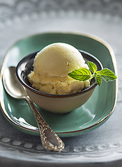 Image showing Ice cream vanilla