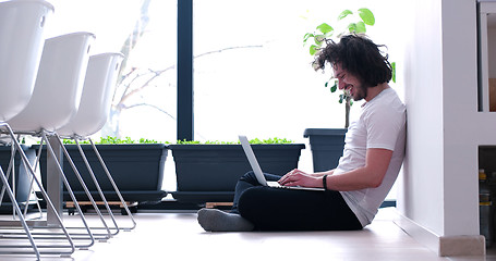 Image showing man enjoying relaxing lifestyle