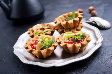 Image showing tartalets with berries