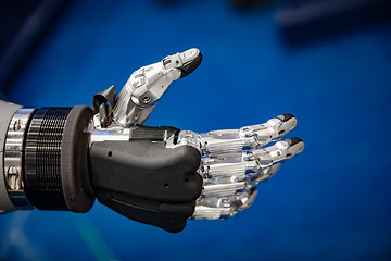 Image showing Futuristic Robotic Hand for a handshake