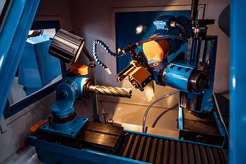 Image showing Metalworking CNC milling machine.