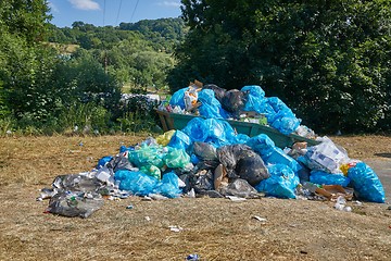 Image showing Mountain of trash