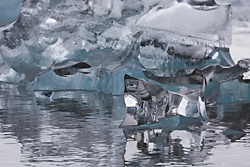 Image showing Glacial lake in Iceland