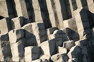 Image showing Basalt columns in Iceland