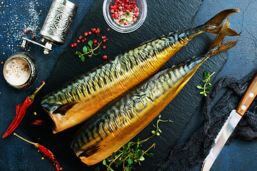 Image showing smoked fish