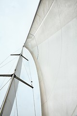 Image showing Sailing boat detail