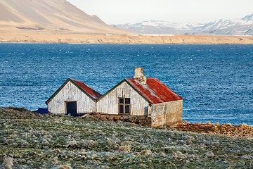 Image showing Abandoned farm building in Iceland