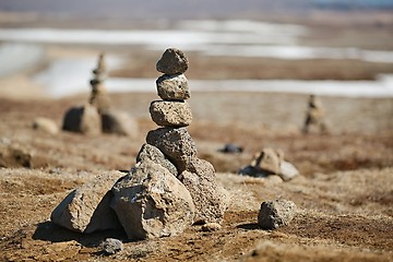 Image showing Pile of stones