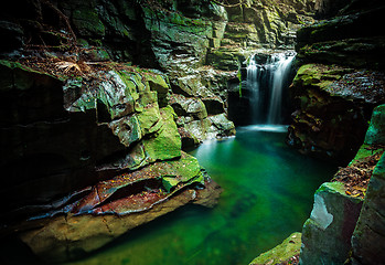 Image showing Waterfall in Macquarie Pass Australia