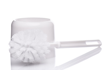 Image showing White Toilet Brush