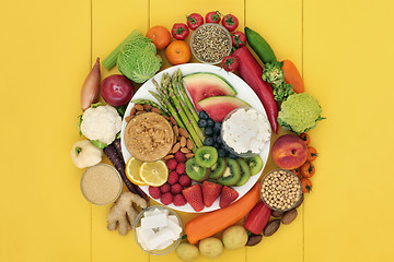 Image showing Vegan Food for a Healthy Life