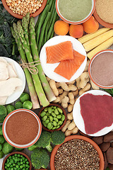 Image showing High Protein Health Food Selection