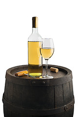 Image showing Wine background