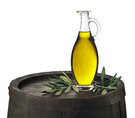 Image showing Olive oil bottle