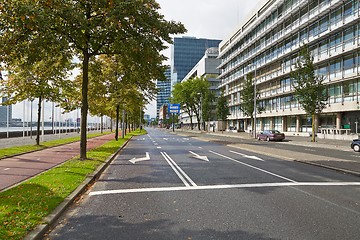 Image showing Road lanes in a city