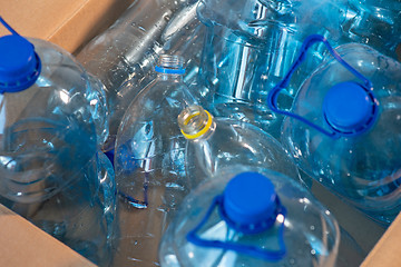 Image showing Plastic bottles for recycling