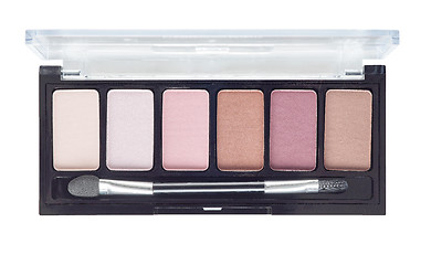 Image showing set of eye shadows