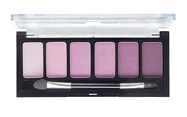 Image showing set of eye shadows