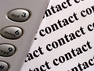 Image showing contact