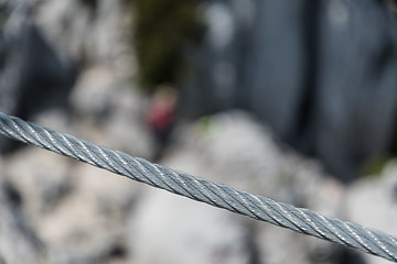 Image showing Via ferrata Kampenwand