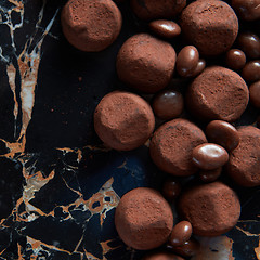 Image showing delicious chocolate truffles