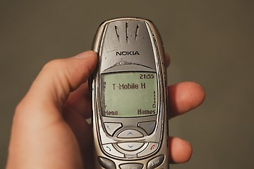 Image showing Old Nokia mobile phone