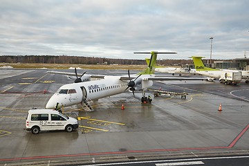 Image showing Airbaltic Airliner in RIga