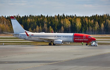 Image showing Plane at the airport