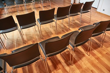 Image showing Rows of Chairs