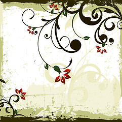 Image showing floral background