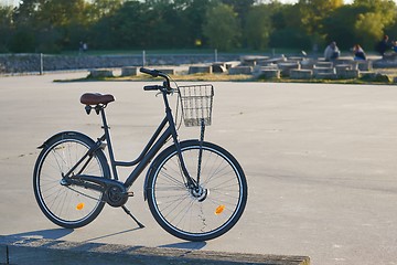 Image showing Bicycle on a square