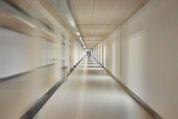 Image showing Corridor in a big building