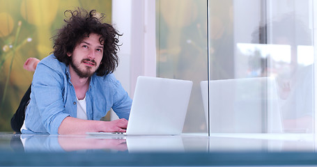 Image showing man enjoying relaxing lifestyle