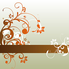 Image showing floral background