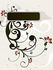 Image showing floral background