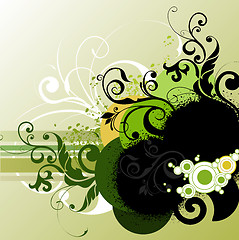 Image showing floral background