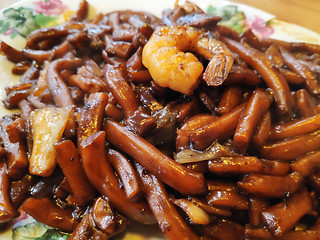 Image showing Hokkien Mee noodles in Malaysia style