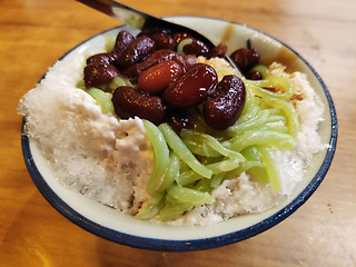 Image showing Cendol, yummy traditional dessert in Malaysia