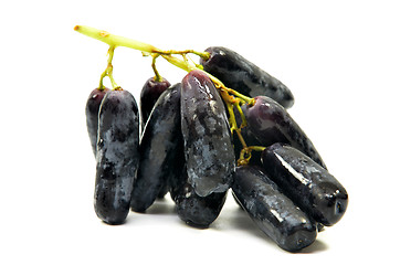 Image showing Sweet black sapphire grapes