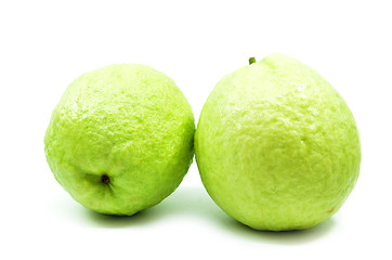 Image showing Green guava isolated