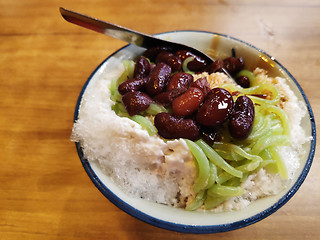 Image showing Cendol, yummy traditional dessert in Malaysia