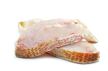 Image showing Red snapper fish fillet