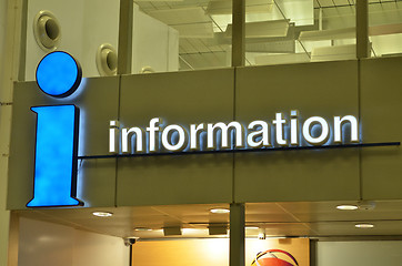 Image showing Help desk ,Information sign