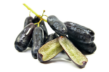 Image showing Sweet black sapphire grapes