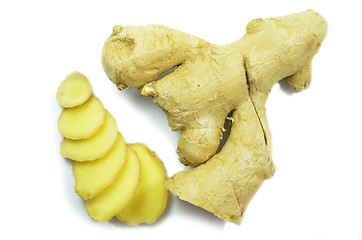 Image showing Fresh ginger isolate