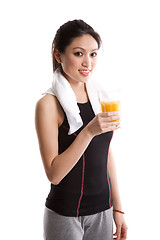 Image showing Healthy asian girl