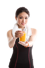 Image showing Healthy asian girl