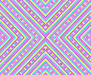 Image showing Background with bright colorful concentric pattern