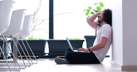 Image showing man enjoying relaxing lifestyle